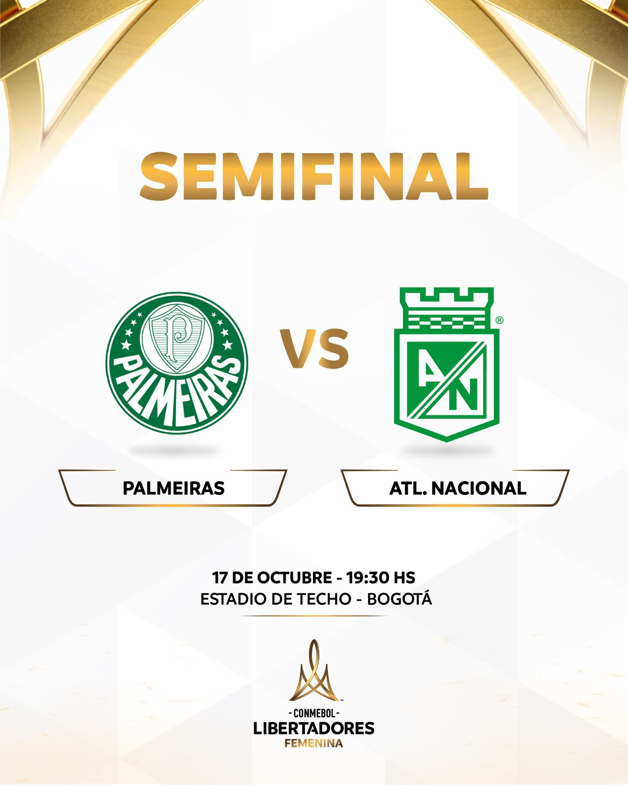 Nacional conoce fecha y hora de su semifinal ante Palmeiras en Libertadores Femenina