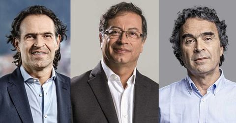 Fico Gutiérrez, Gustavo Petro y Sergio Fajardo ganaron las consultas presidenciales de sus respectivas coaliciones.