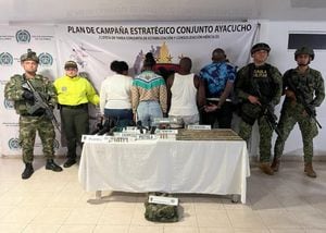 Así cayeron cuatro miembros del Bloque Occidental Alfonso Cano encargados de traficar armas, distribuir droga y extorsionar en Nariño