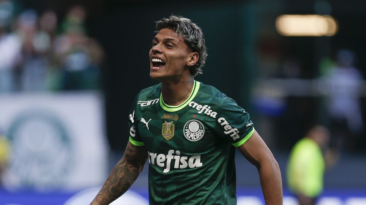 Richard Ríos, el joven colombiano que brilla con el Palmeiras: marcó golazo en la Liga de Brasil