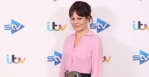 LONDON, ENGLAND - FEBRUARY 24: Helen McCrory attends the "Quiz" photocall at Soho Hotel on February 24, 2020 in London, England. (Photo by Mike Marsland/WireImage)