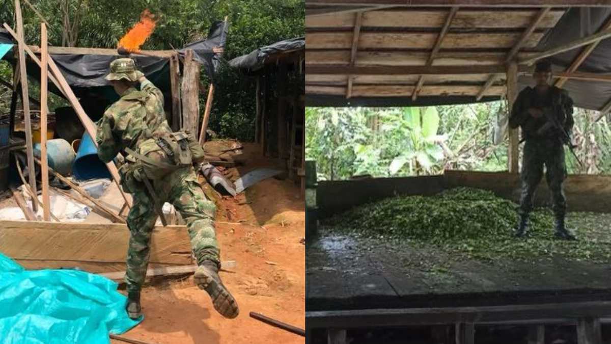 Imágenes de los operativos en Chocó