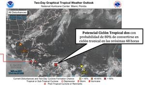 Ideam lanza alerta de ciclón categoría 2, que pasaría por la costa Atlántica y San Andrés
