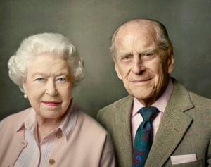 La reina y su esposo cumplieron 73 años de casados en noviembre de 2020.