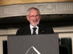 Director Norman Jewison speaks at the 45th Annual Cinema Audio Society
