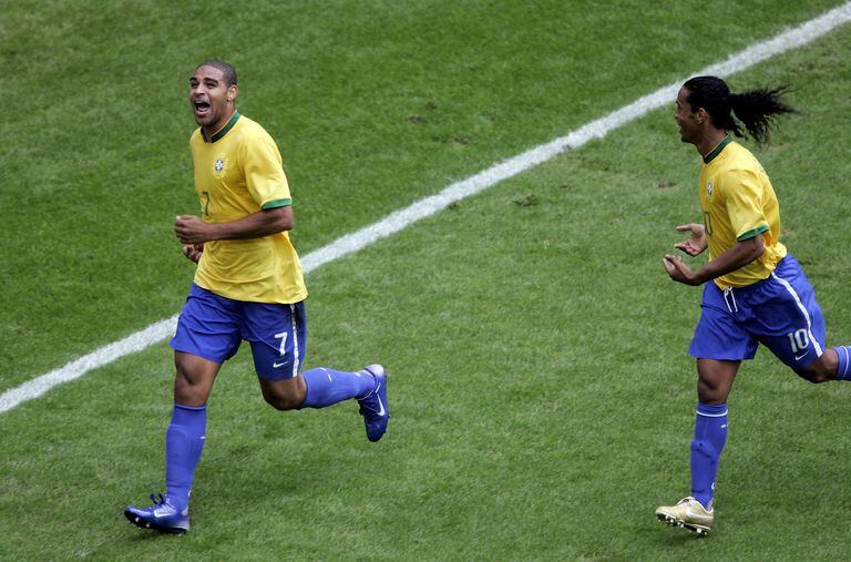 Adriano disputó con Brasil el Mundial de Alemania 2006.