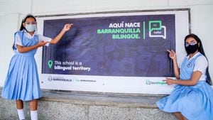 ‘Soy Bilingüe’ conectó a estudiantes del extranjero con estudiantes de Barranquilla.