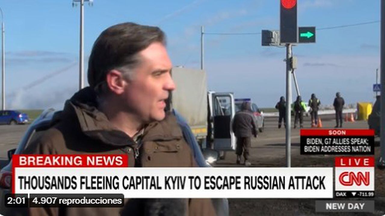 Periodista de CNN mostró el envío de cohetes de Rusia a Ucrania