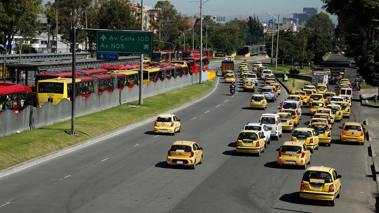 Taxista en Bogotá resultó herido luego de un intento de atraco