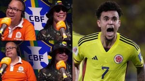 Los comentaristas brasileños quedaron callados ante la ráfaga de goles de Luis Díaz.