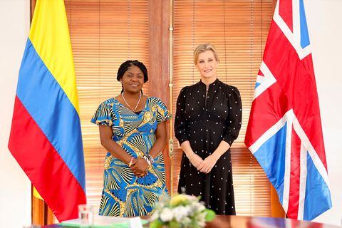 La duquesa de Edimburgo también visitó el Centro de Memoria, Paz y Reconciliación, donde compartió con mujeres afectadas por el conflicto armado,