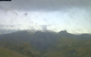 Volcán Nevado del Ruiz desde Pitallo, Lagunilla.