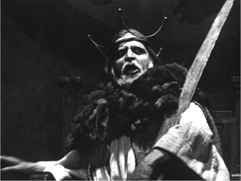 Jorge Plata Saray en "El rey Lear".