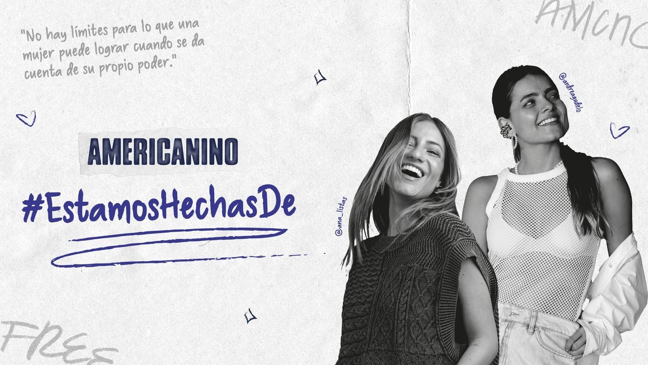 Las influencers Ana María Villalba (izq.) y Andrea Agudelo (der.) participan en la campaña.