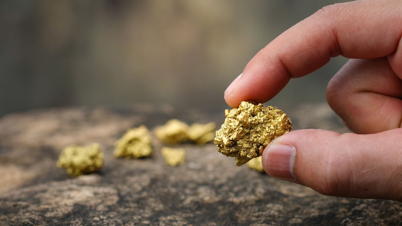 Los trozos de oro rústico sin fundir también son llamados chicharrones.