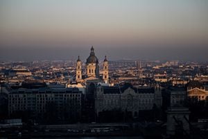 Atardecer en Budapest