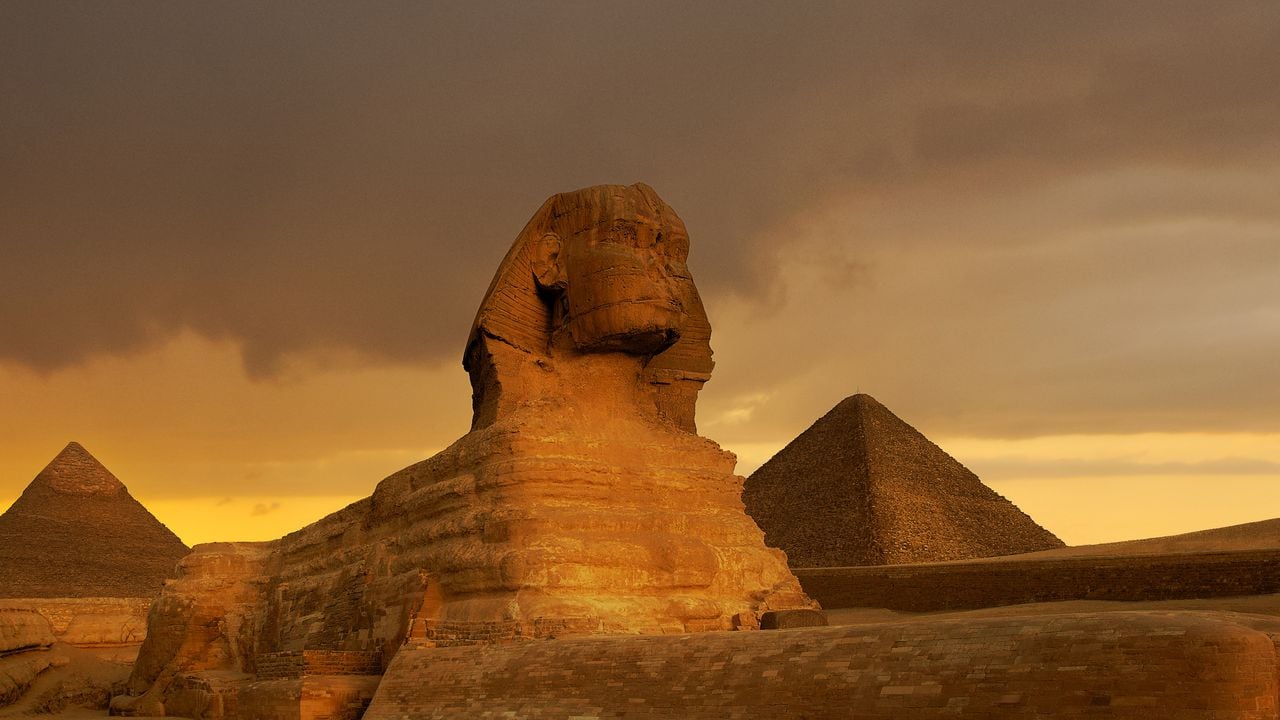 El complejo de la Esfinge y la Pirámide de Giza, Egipto