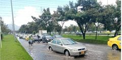.  De acuerdo con el Instituto Distrital de Gestión de Riesgos y Cambio Climático (Idiger), las precipitaciones se presentaron en zonas de Barrios Unidos y en límites de Suba y Engativá.