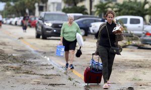 Algunos habitantes se desplazaron a albergues para recibir el paso del huracán