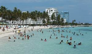 Archipielago isla de San Andres Colombia
playa turismo turistas
Sept 2018
foto Guillermo Torres  revista Semana
