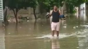 Inundaciones en Riohacha, La Guajira.