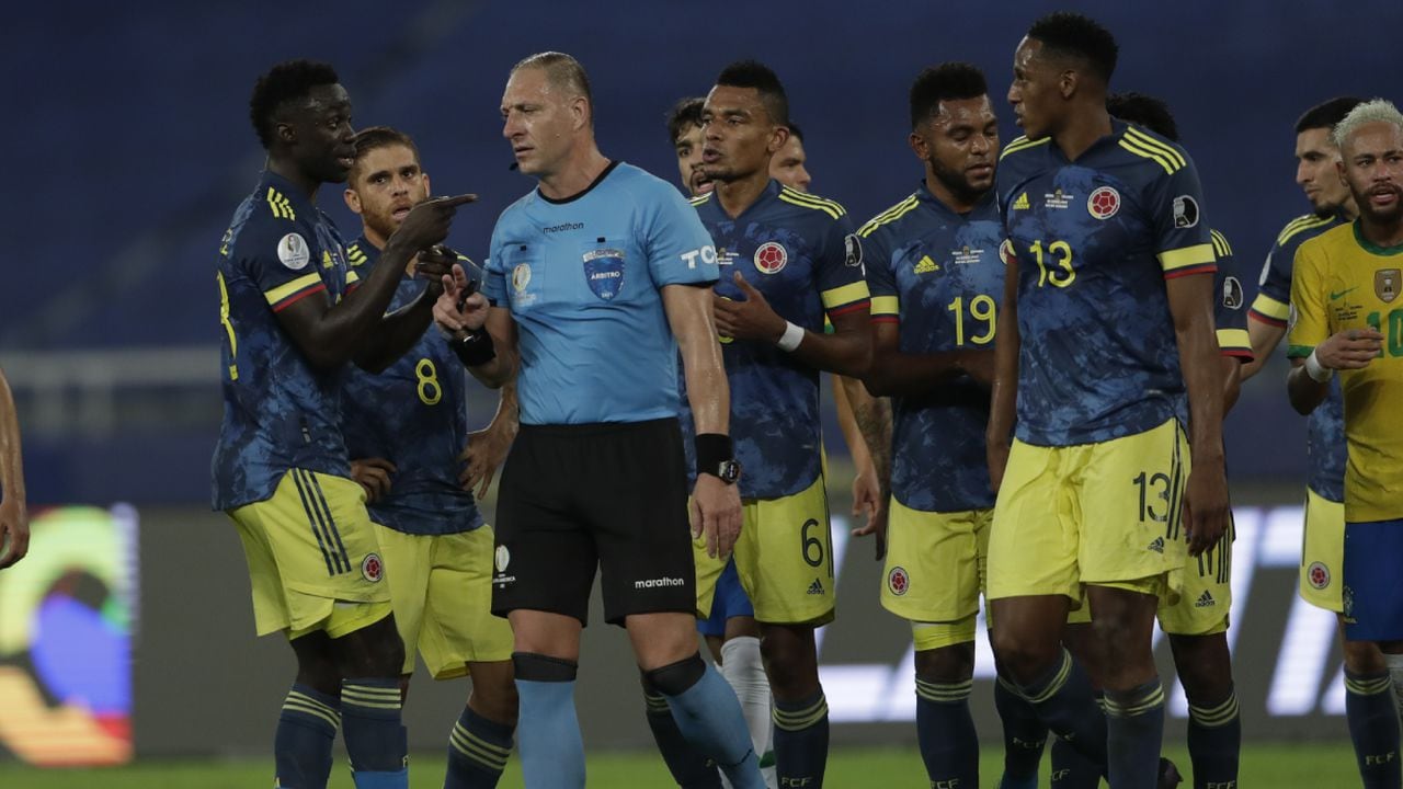 Colombia vs. Brasil - Copa América. Foto: AP/Silvia Izquierdo
