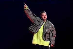 J Balvin, artista colombiano. (Photo by Kevin Winter/Getty Images for Global Citizen VAX LIVE)
