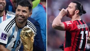 Agüero reaccionó a las críticas de Ibrahimovic sobre la celebración de Argentina