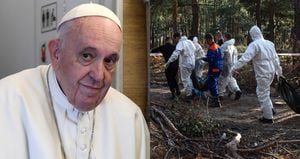 Papa Francisco y fosas halladas en Ucrania