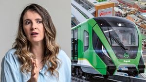 Paloma Valencia habla sobre el Metro de Bogotá.