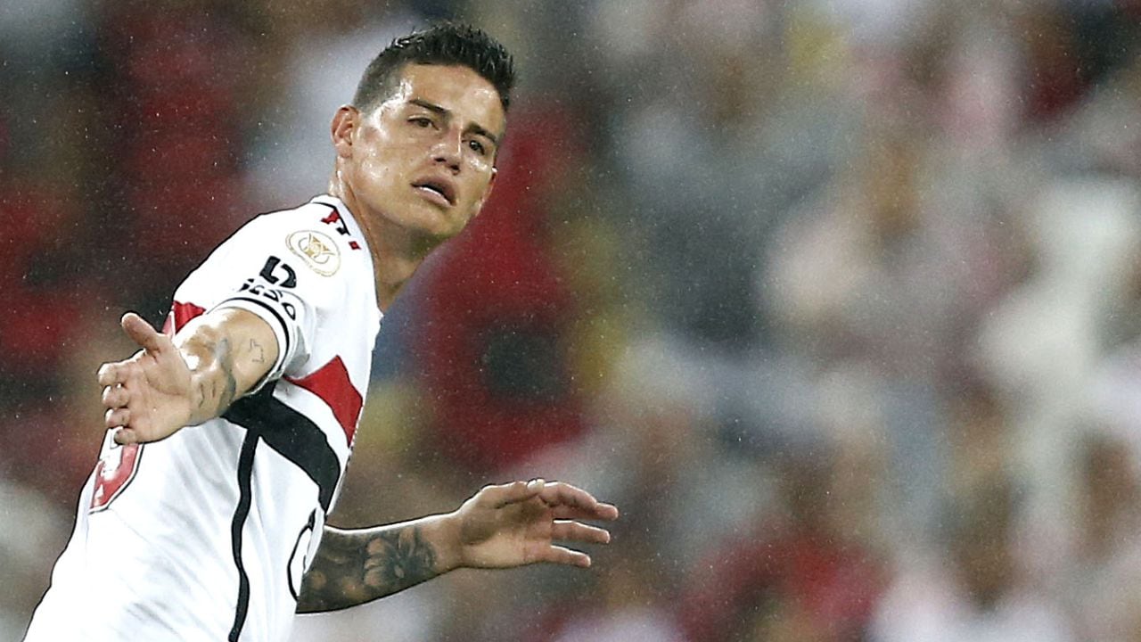 James Rodríguez encendió las alarmas de Sao Paulo a última hora