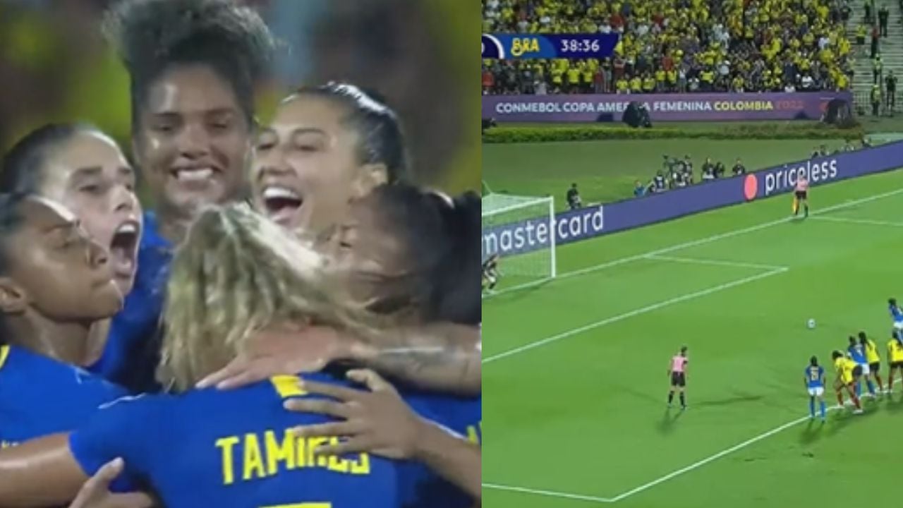 Gol Brasil Final Copa América femenina 2022. Foto: Captura de pantalla - @CopaAmerica