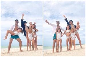 El colombiano está tomándose unas vacaciones con su familia luego de terminar la temporada del Rayo Vallecano.