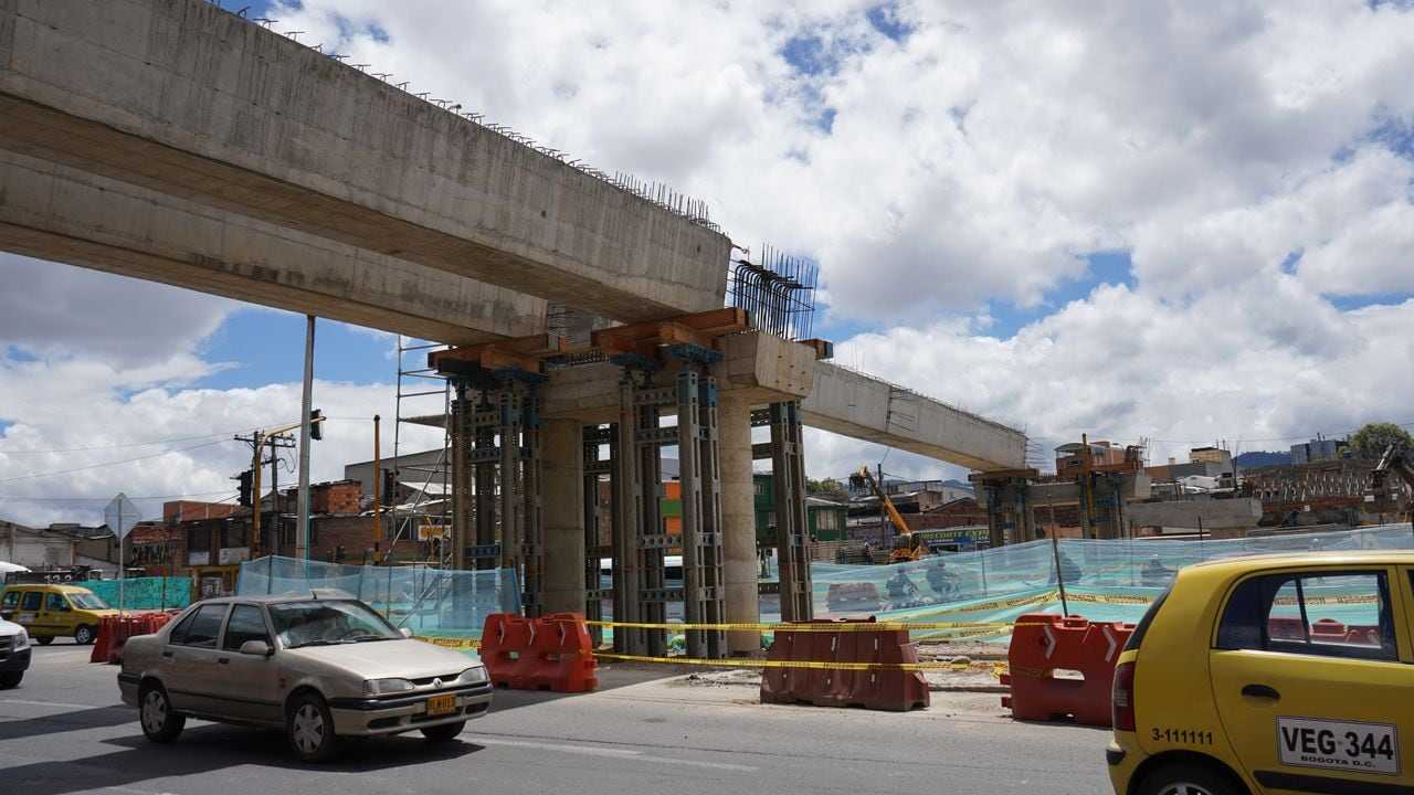 Obras puente de la Avenida 68 en Bogotá