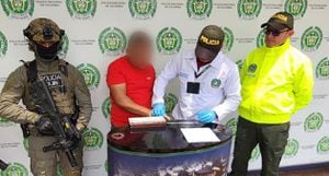 La operación final para visibilizar a alias Toño comenzó en noviembre pasado, cuando las autoridades francesas alertaron a la Policía Nacional sobre la posible presencia de este delincuente en Colombia Foto: MinDefensa.
