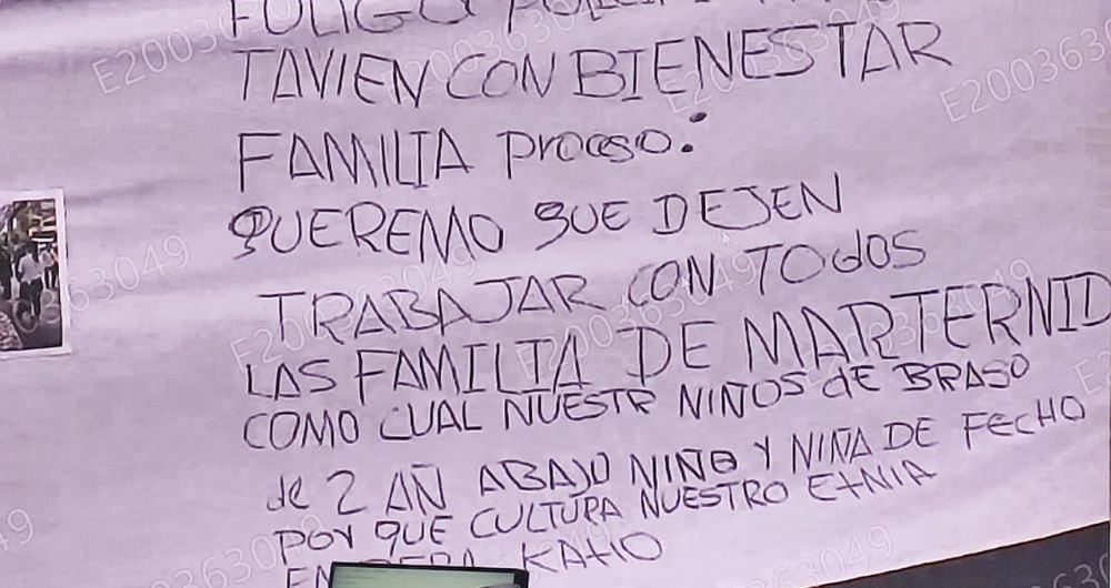 Peticiones de las comunidades indígenas que marchan en Medellín.