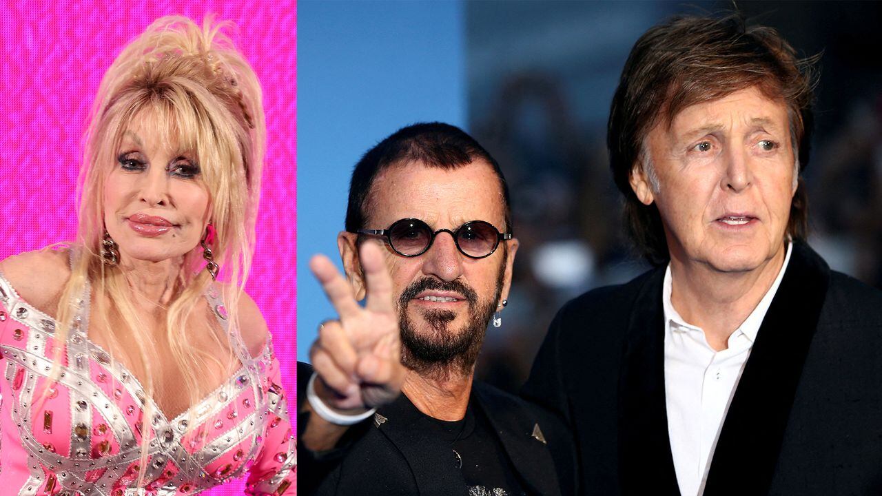 Dolly Parton, Paul McCartney y Ringo Starr