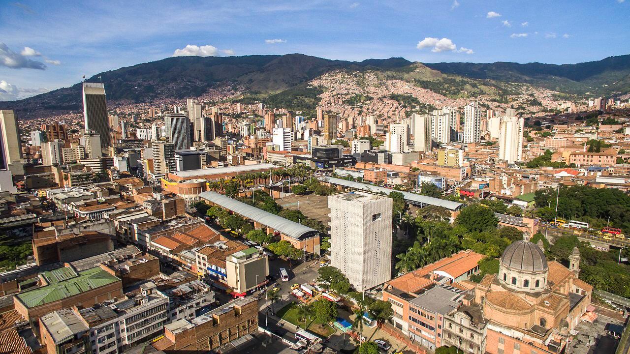 Panorámica de Medellín.