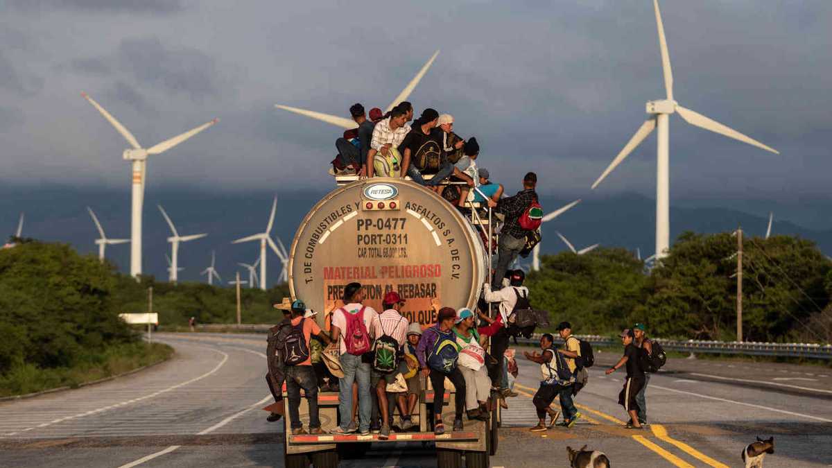 Migrantes. Guillermo Arias/ AFP.