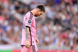Leo Messi reacciona a la derrota contra Monterrey en México