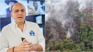Defensor del Pueblo, Carlos Camargo, hizo un llamado urgente por los incendios en el país.