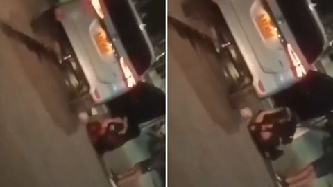 La agresión de un uniformado de la Policía contra una mujer en Cartagena quedó registrada en un video.