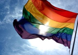 Bandera de la comunidad LGBTI.