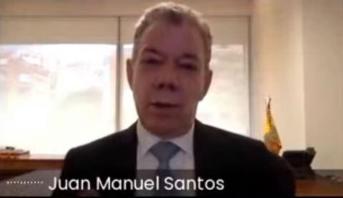 Este martes el expresidente Juan Manuel Santos  compareció como testigo en el caso Odebrecht.