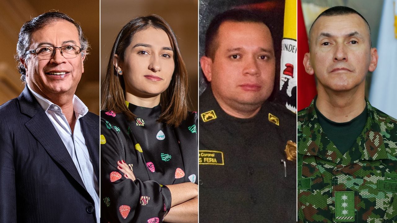 Petro, Laura Sarabia, Coronel Carlos Feria, General Luis Mauricio Ospina