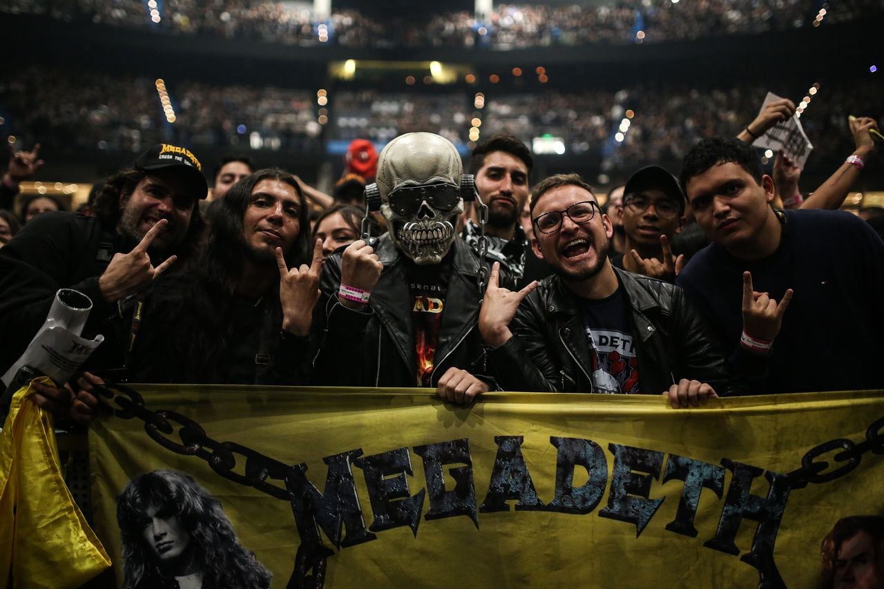 Megadeth en Bogotá, abril 21 de 2024.