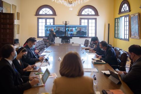 Vicepresidente y Canciller lidera reunión con cuerpo diplomático colombiano acreditado en el exterior