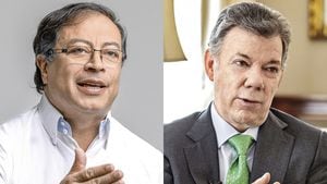 Gustavo Petro no ve mal la idea de reunirse con Juan Manuel Santos.