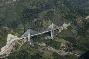 En un 97% se encuentra la construcción del puente Hisgaura ubicado en la provincia de San Andrés en Santander.