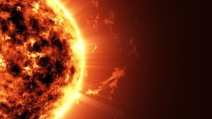 Dentro de poco, una llamarada solar se acercará al área magnética del planeta Tierra. Foto: Getty Images.